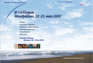 8e Colloque - Montpellier 2007
