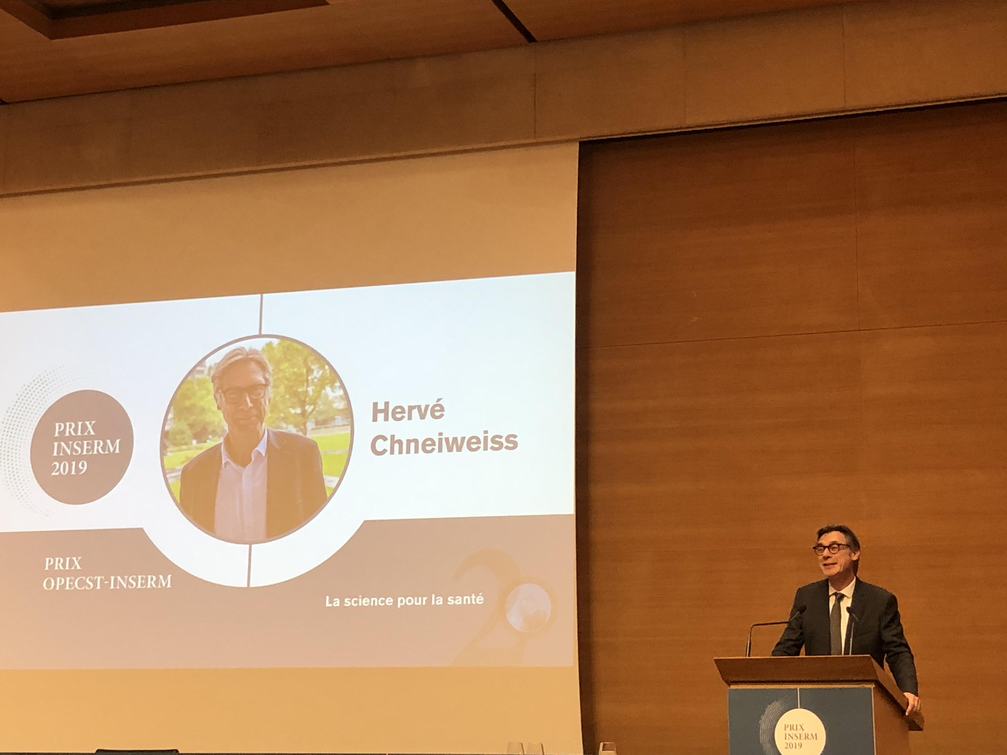 Prix Inserm 2019 – Hervé Chneiweiss, Prix OPECST-Inserm pour l’impact sociétal