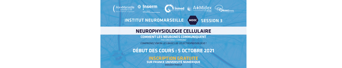 MOOC Neurophysiologie cellulaire : comment les neurones communiquent – 5 octobre 2021